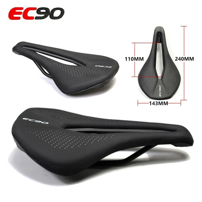 EC90 Bicycle Seat MTB Road Bike Saddles PU Ultralight Breathable Comfortable Seat Cushion Bike Racing Saddle Parts Components