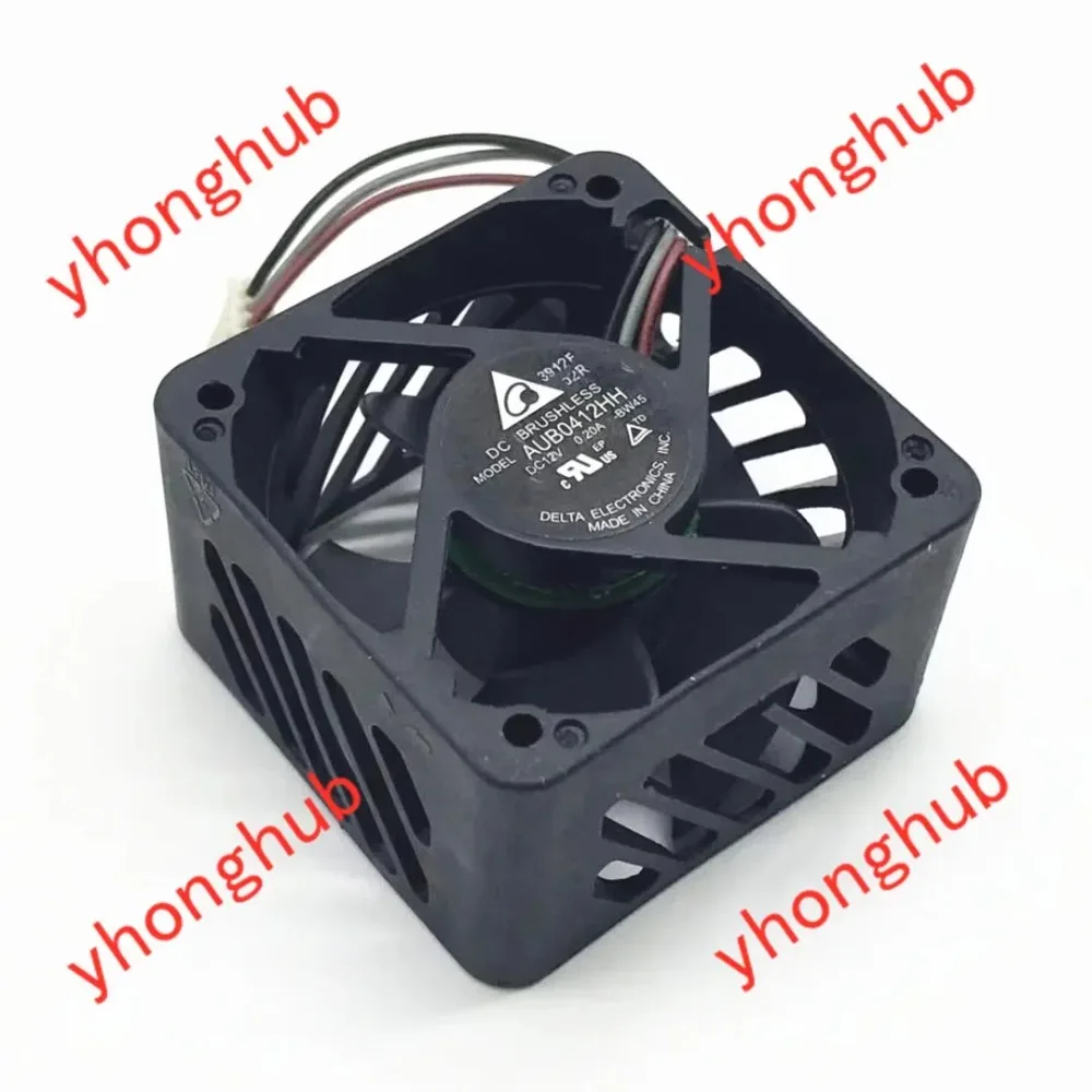 

Вентилятор охлаждения Delta Electronics AUB0412HH BW45 DC 12V 0.20A 40X40X20мм, 3-проводной