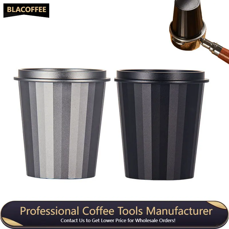 

51/54/58mm Powder Cup Aluminum Coffee Dosing Cup Powder Feeder Part Receiving Cup Grinder Sniffing Mug Powder Feeder