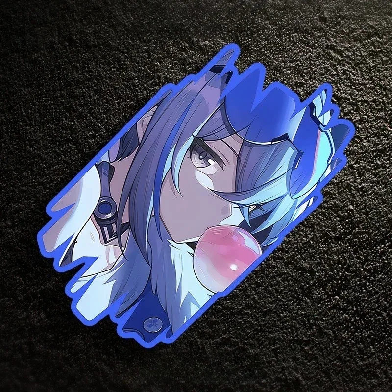 Honkai Star Rail Anime Character Vinyl Decal Torn Style Sticker Custom Car Motorcycle Window Body Decor