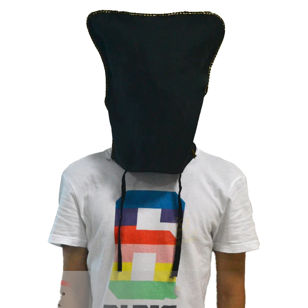 Professional Blind Fold Drive Bag Magic Trick Prop - See Through For Magician Only, Inspectable Black Out Mask for Stage Close