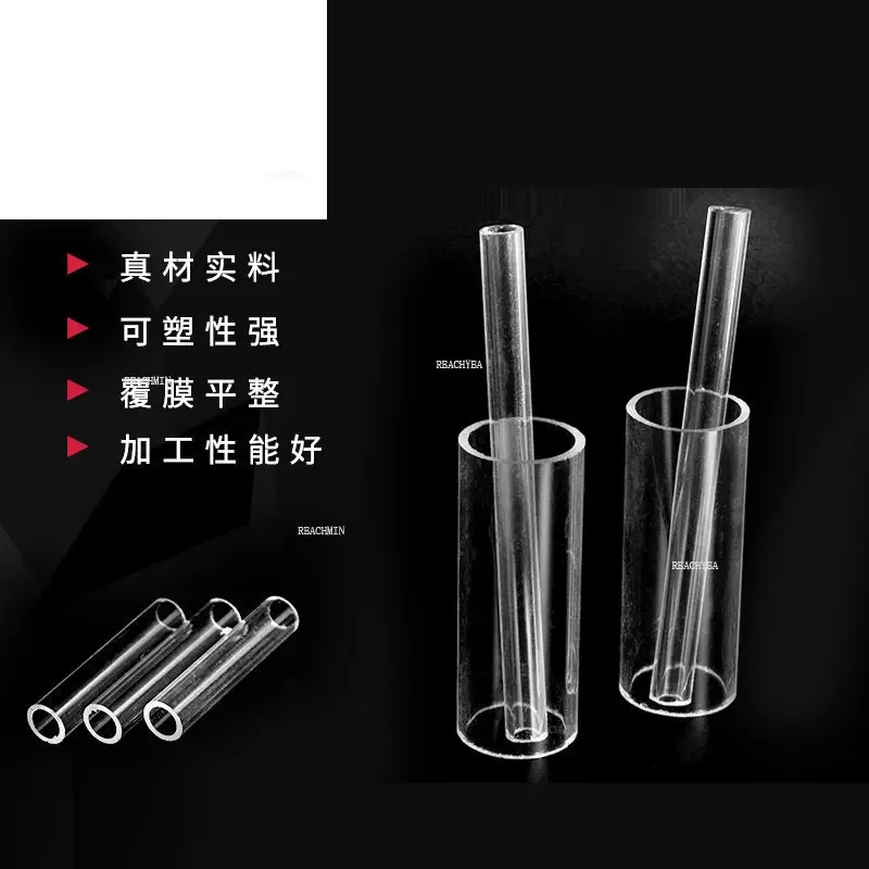 

1pcs 10mm 12mm 15mm ID Transparent Acrylic Pipe 15/16/18/19mm OD Round Tube Plexiglass PMMA Material 300mm Length Through Pipe