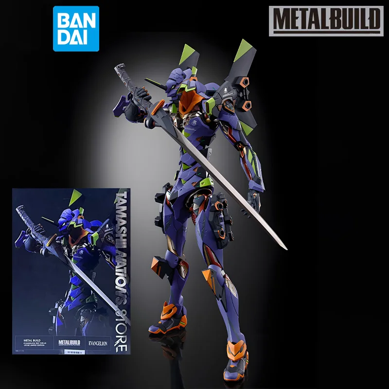 

BANDAI оригинальная серия METAL BUILD EVA-01-STORE LIMITED EDITION аниме фигурка в сборе орнамент модель игрушки Коллекционная модель