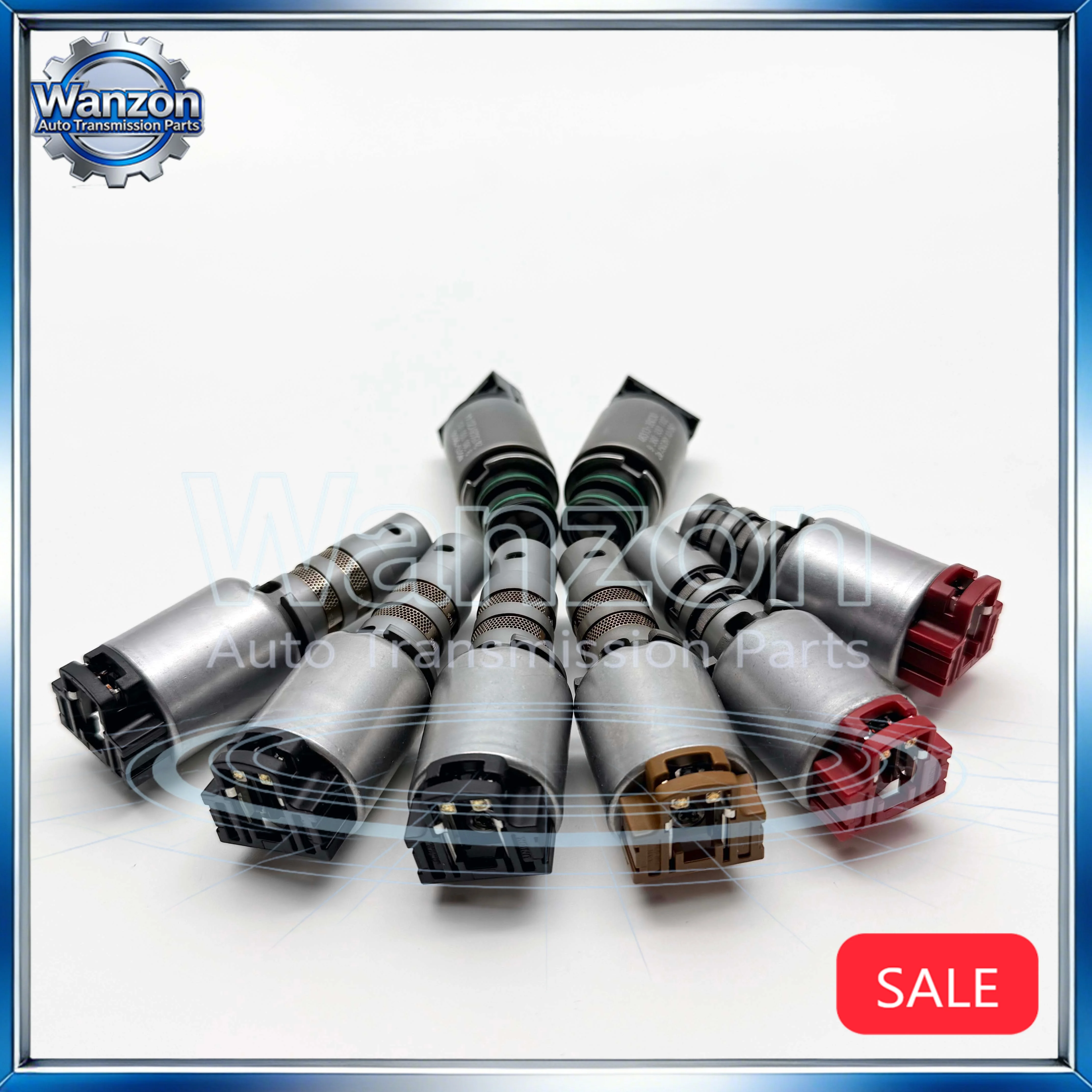 A6MF1 A6MF2 A6LF1/2/3 6AT Transmission Solenoid Kit 8PCS For Hyundai Sonata Kia Sorento Chevrolet i30