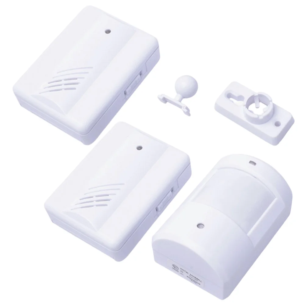 

Infrared Motion Detector Smart Sensor Alarm Home Security Battery Operated Easy Installation Indoor Outdoor Use