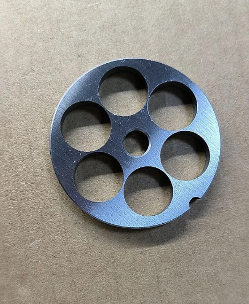 

1 шт., стальная мясорубка, отверстие, пластина, измельчитель, диск, замена мясорубки 2 мм-16 мм # 8