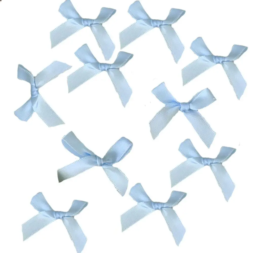 

10pcs Cotton Doll Accessories Bowknot Cotton Doll Hair Pins Tiny DIY Doll Wig Clips Mini Cute Mini Hair Clip Kids Gift