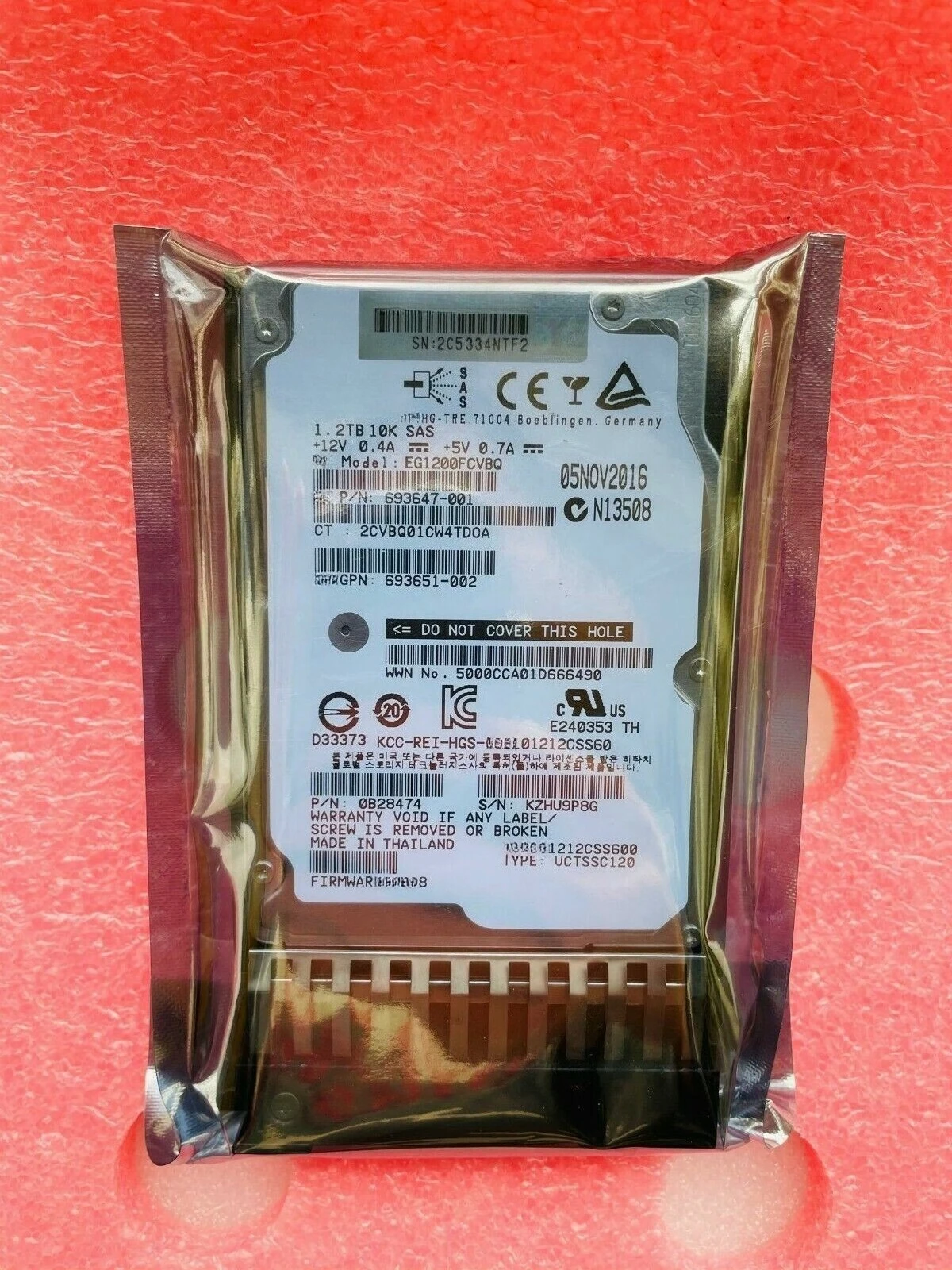 New 1.2TB 2.5
