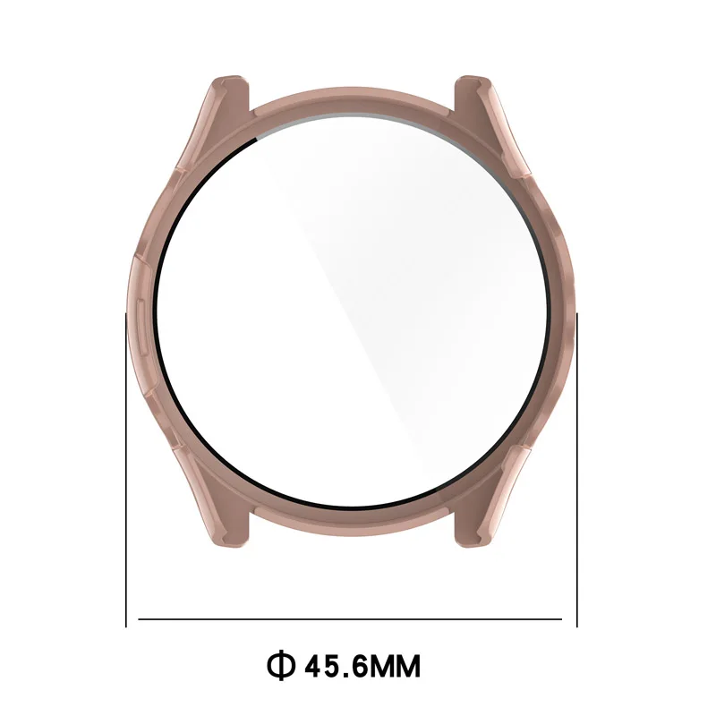 Étui de protection pour Garmin Forerunner165, coque de montre itude, protecteur d'écran PC, couvercle en verre du Guatemala, cadre de bord à couverture complète