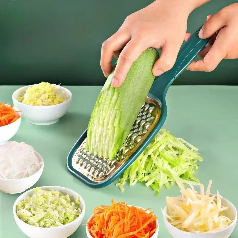 

Kitchen Grater Multifunctional Stainless Steel Shredded Potato and Carrot Grater Sliced Vegetables and Melon Peeler Gadgets