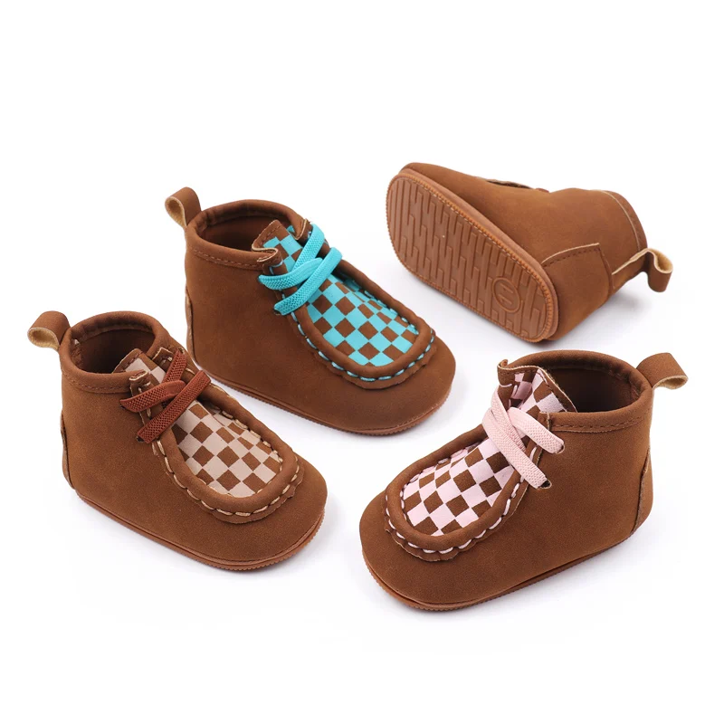 Baby Shoes Soft Cotton Anti-slip Sole High Quality Prewalking Sneaker Little Kid Boots Ankle Shoes for 0-9-18 Month 2024 BXC3219