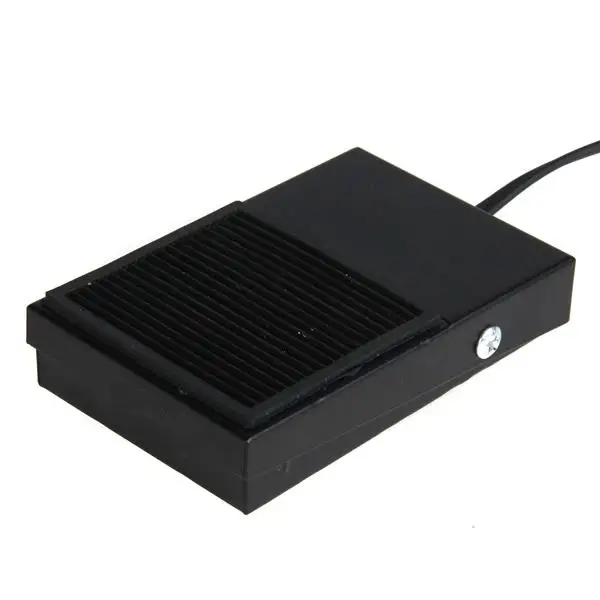 Anti Slip Tattoo Foot Switch Pedal Plastic Housing Universal Phono Tip for Machine Control