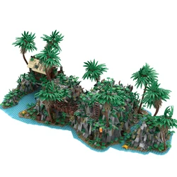 New 4008PCS medieval Pirate Series MOC Dominica Treasure Island model DIY creative ideas child Toy birthday Gift building blocks