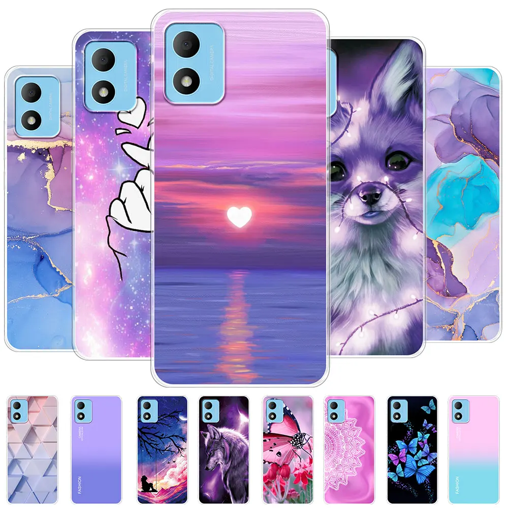 Funda a prueba de golpes para teléfono, carcasa de silicona suave y transparente para TCL 305i, 5164D, TCL 305/TCL305I, TCL306, novedad de 306
