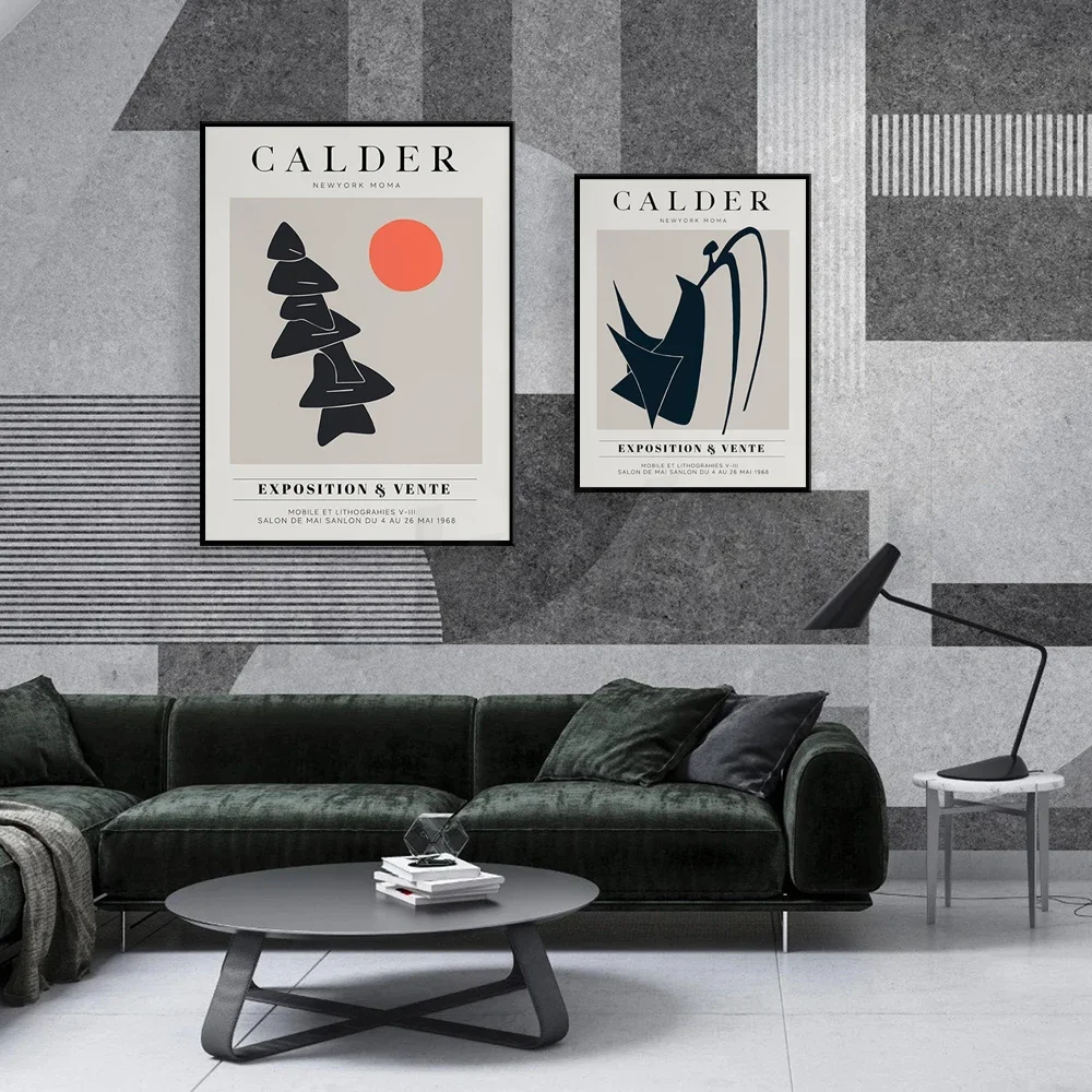 Calder Original Printable Exhibition Poster, Lithograph Dynamic 1968 M0MA Poster