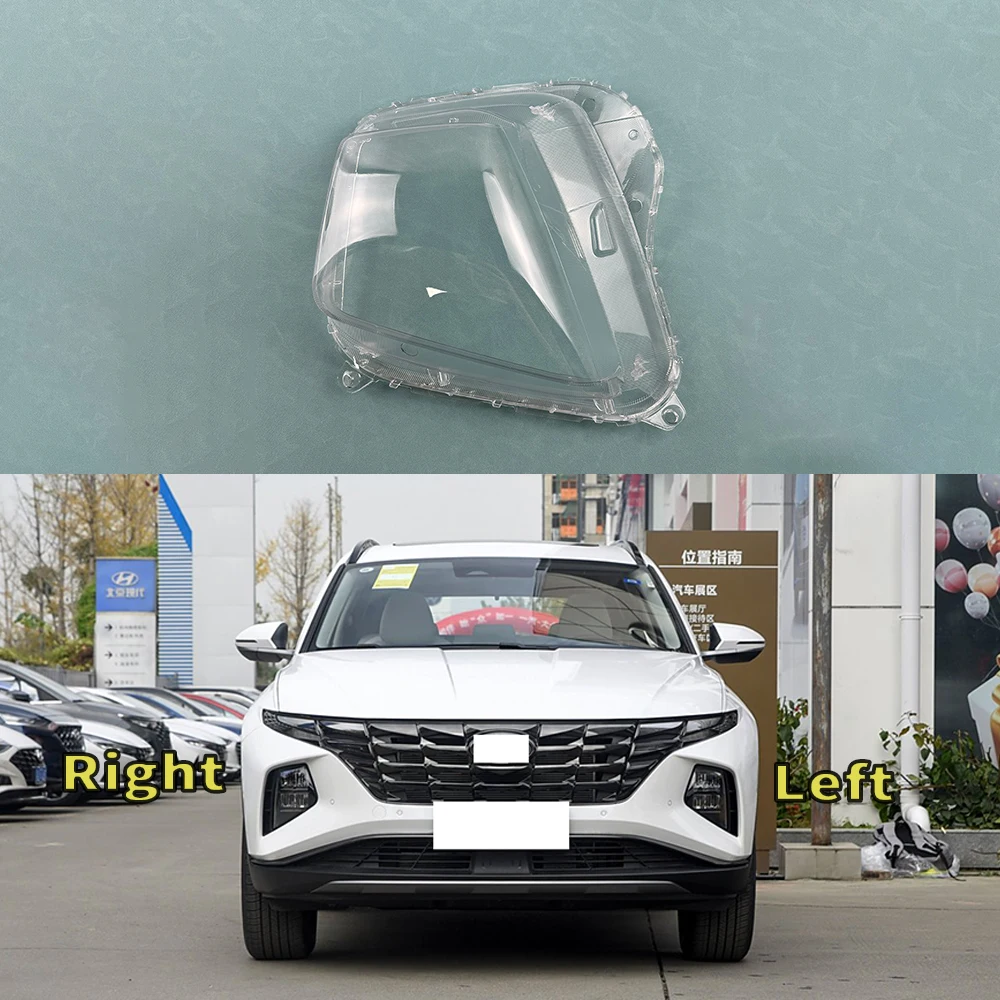 

Fit For Hyundai Tucson 2021-2023 Car Lights Shell Headlight Cover Headlamp Lens Lampshade Automobiles Parts & Accessories