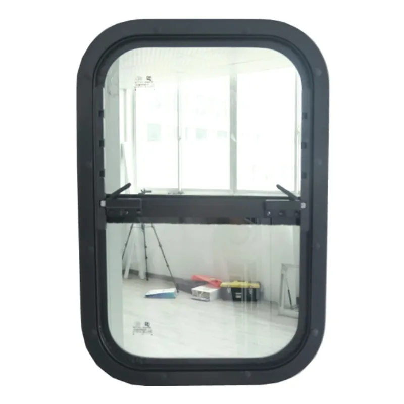 2024 heißer Verkauf Wohnwagen Wohnmobil RV Aluminium Single Point Lock RV Tür mit vertikalem Schiebefenster