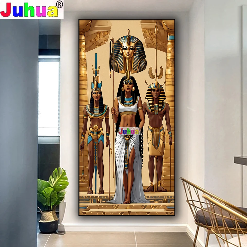 Anuket Nubian Goddess Diamond Painting Full Square Round Diamond Mosaic nubia ancientnubia  Handmade Festival Gift home Decor