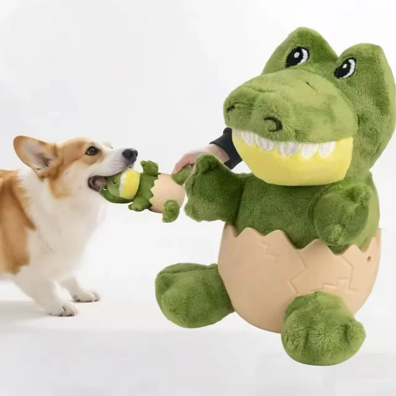 

Toys For Dog Dinosaur Hidden Food With Eggshellssound And Fun Plush For Dog Dog Toys For Aggressive Chewers Dog Interactive Toy