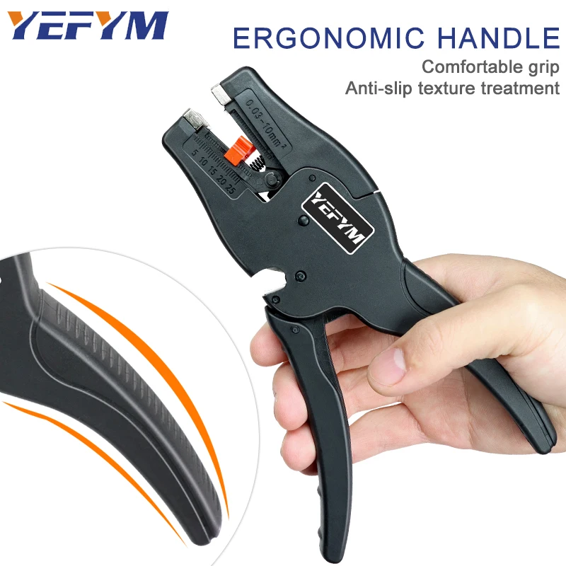 Automatic Wire Stripper and Cutter YE-D10 Pliers 2 in 1 Heavy Duty Tools 0.03-10mm2/32-7AWG Mini Electrical Repair Tools