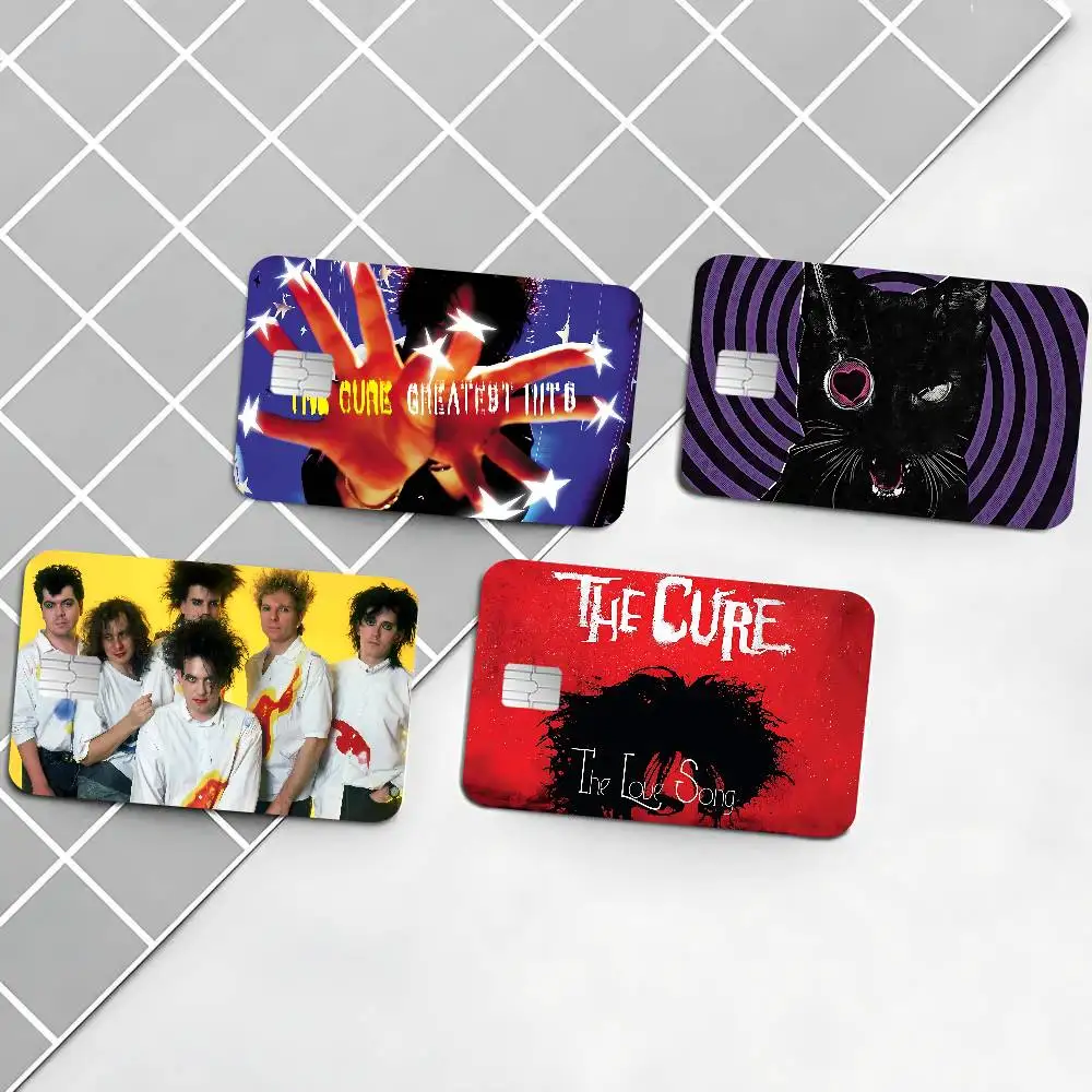 Rock Band T-The C-Cure Credit Card Skin Stickers For VISA Bank Card Transportation Card Waterproof Sticker Women Gift