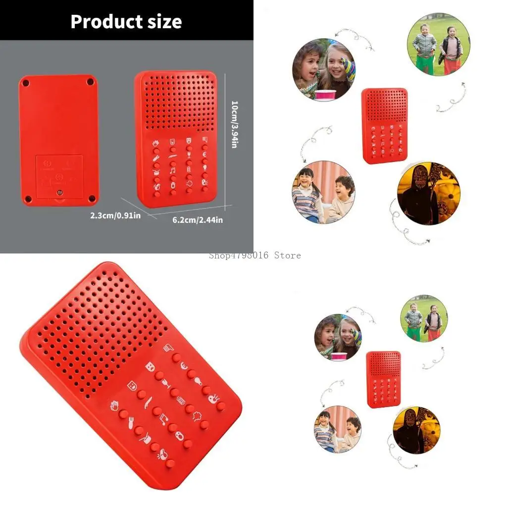

Multi Sound Effect Toy 16 Butting Toy для детей и взрослых вечеринок