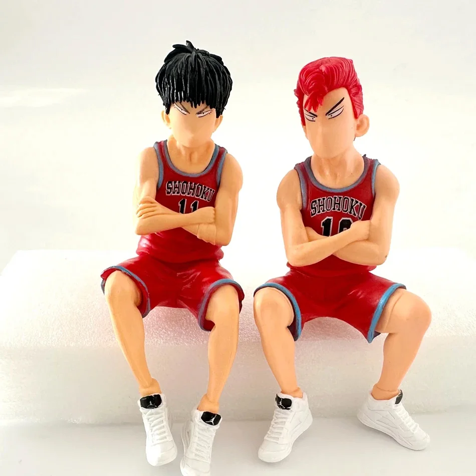 Slam Dunk Q Edition Five Piece Set Sakuragi Hanamichi Ryukawa Maple Shobei Basketball Team Doll Handmade Ornament Car Decoration