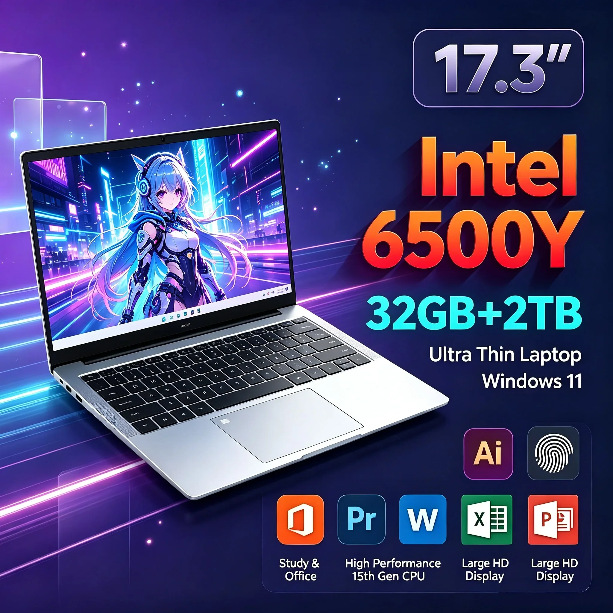 Portable Laptop 17.3