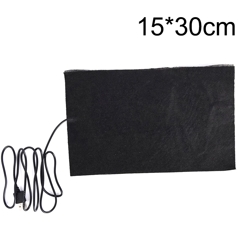 

15 x 30cm Size USB Warm Carbon Fiber Heated Pads Heated Jacket Coat Vest Accessories Winter Clothes Heating