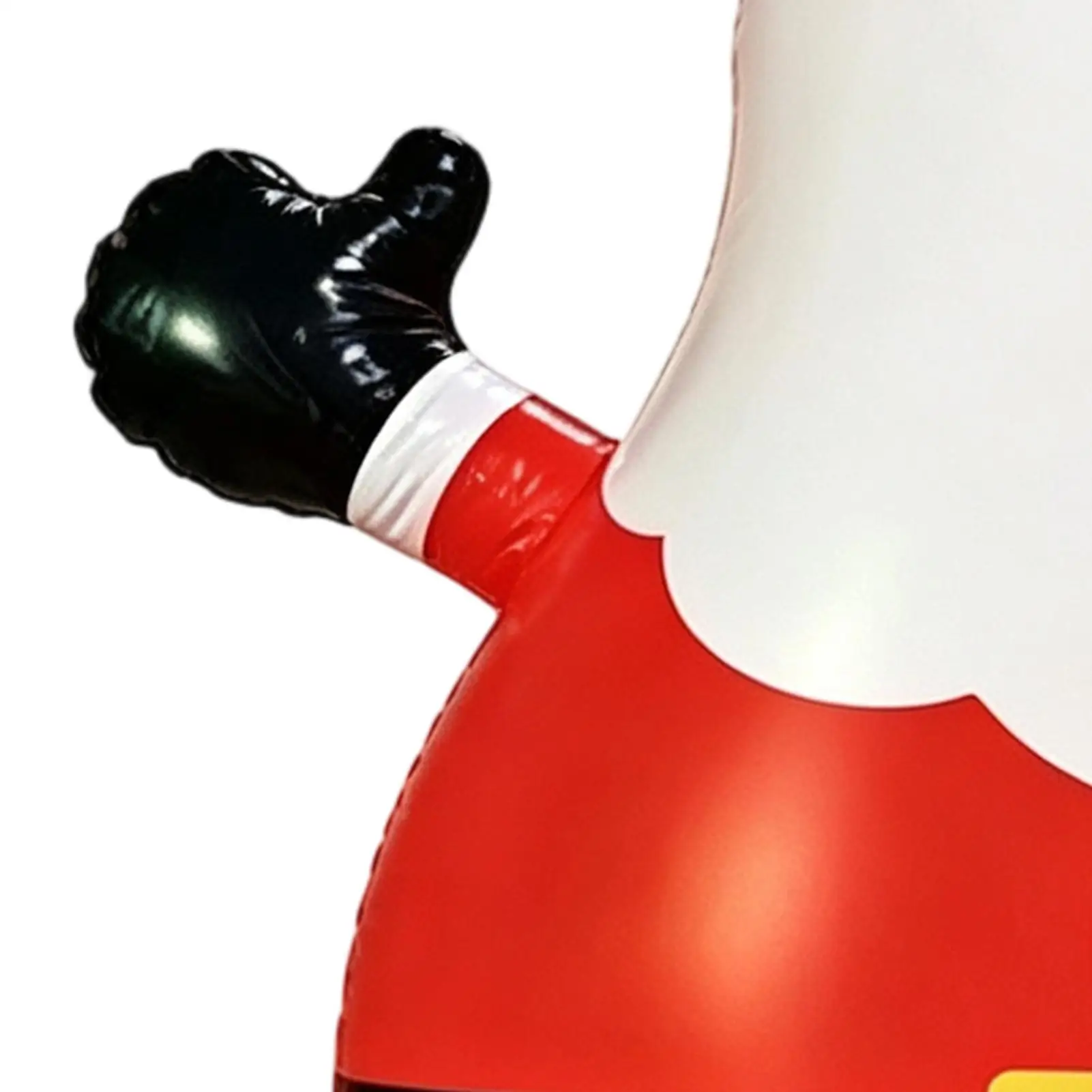 Christmas Blow Up Yard Decorations 150cm Height LED Light Fun Festival Ornament Christmas Inflatable Santa For Shop Front Door