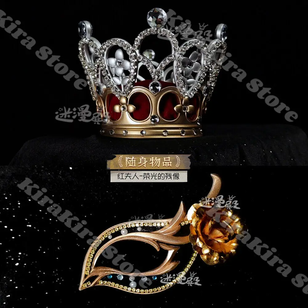 Identity Ⅴ Crown Model Cosplay Costume Stage Props Bloody Queen 3D Printing Bouquet Hallowmas Anime Comic-con Decor Headwear