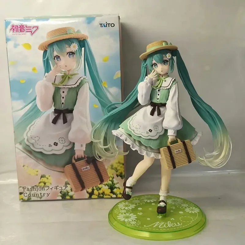 Neue 18CM Hatsune Miku Fashion Figure Country Ver. PVC Anime Actionfiguren Modellsammlung Spielzeug