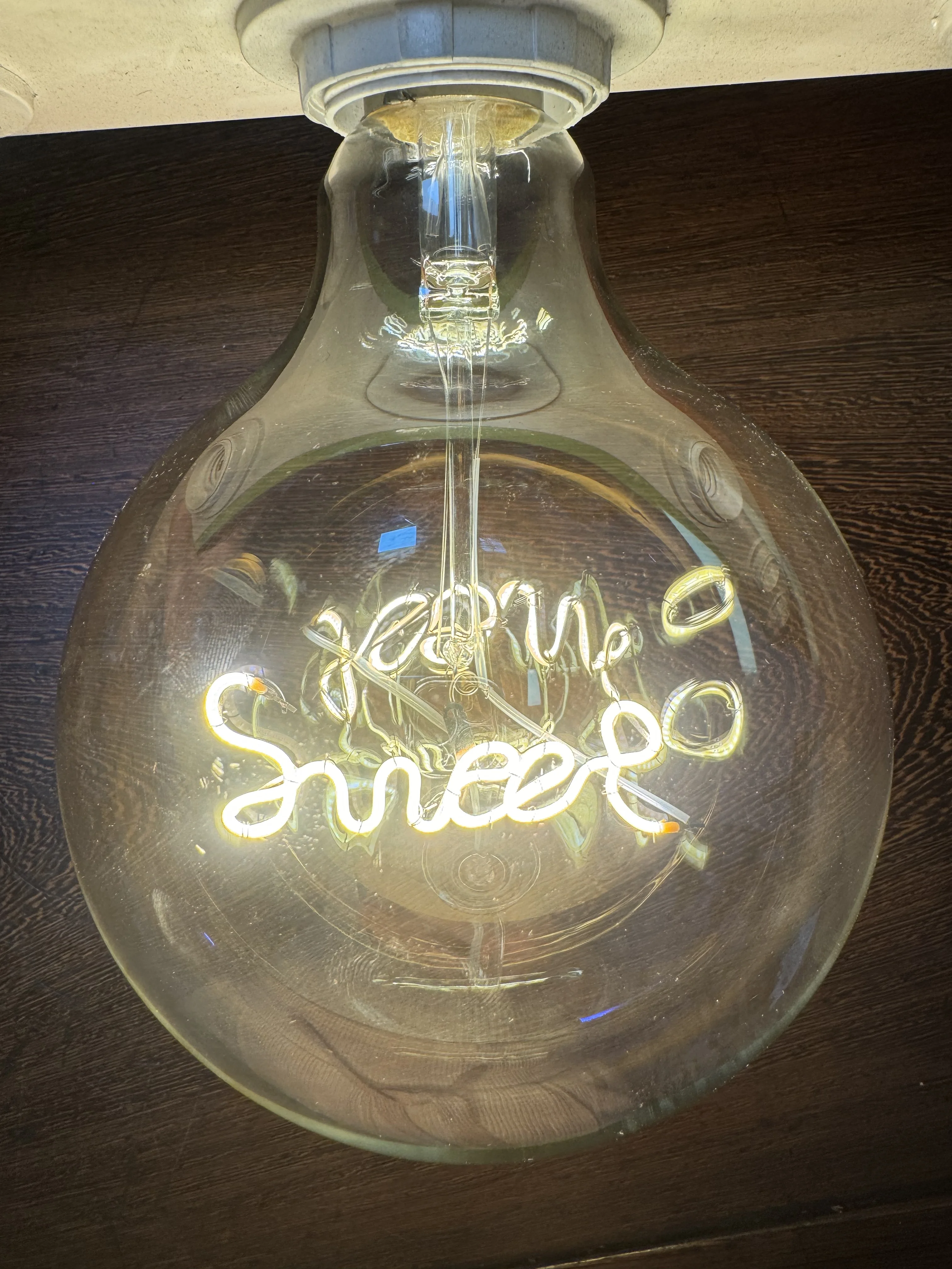 Edison Light Bulb Soft Filament Light G125 LOVE HOME Cat 220V Personalized Creative Letter Light Warm Yellow Decorative Lamps