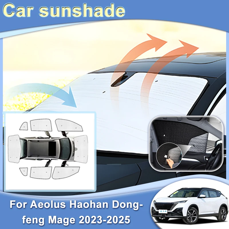 

For Aeolus Haohan Dongfeng Mage 2023 2024 2025 Shade Visor Sunscreen Heat Insulating Window Protection Shades Auto Accessories