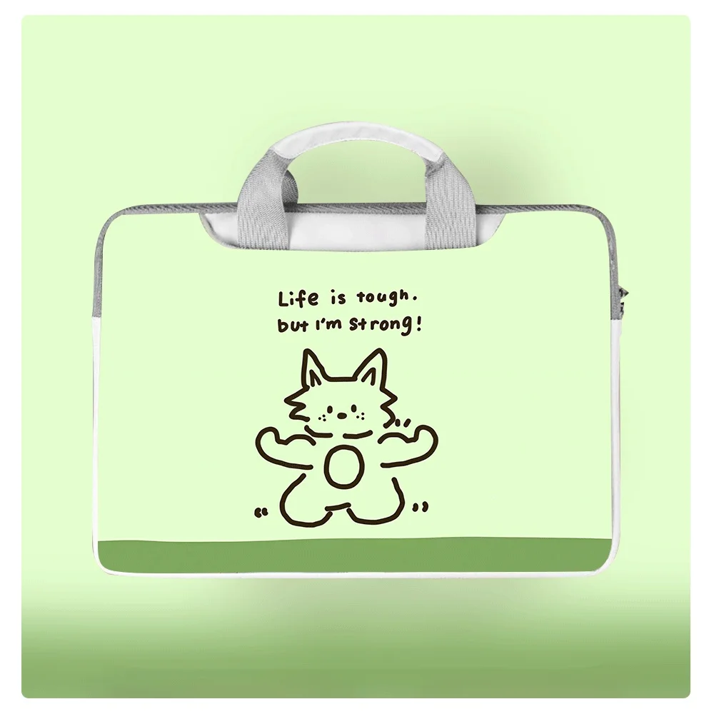 

Чехол для ноутбука с милым принтом собаки, сумка-портфель для MacBook 12, 13, 14, 15, 16 дюймов, чехол для MacBook Air, сумка для хранения, подарок на праздник