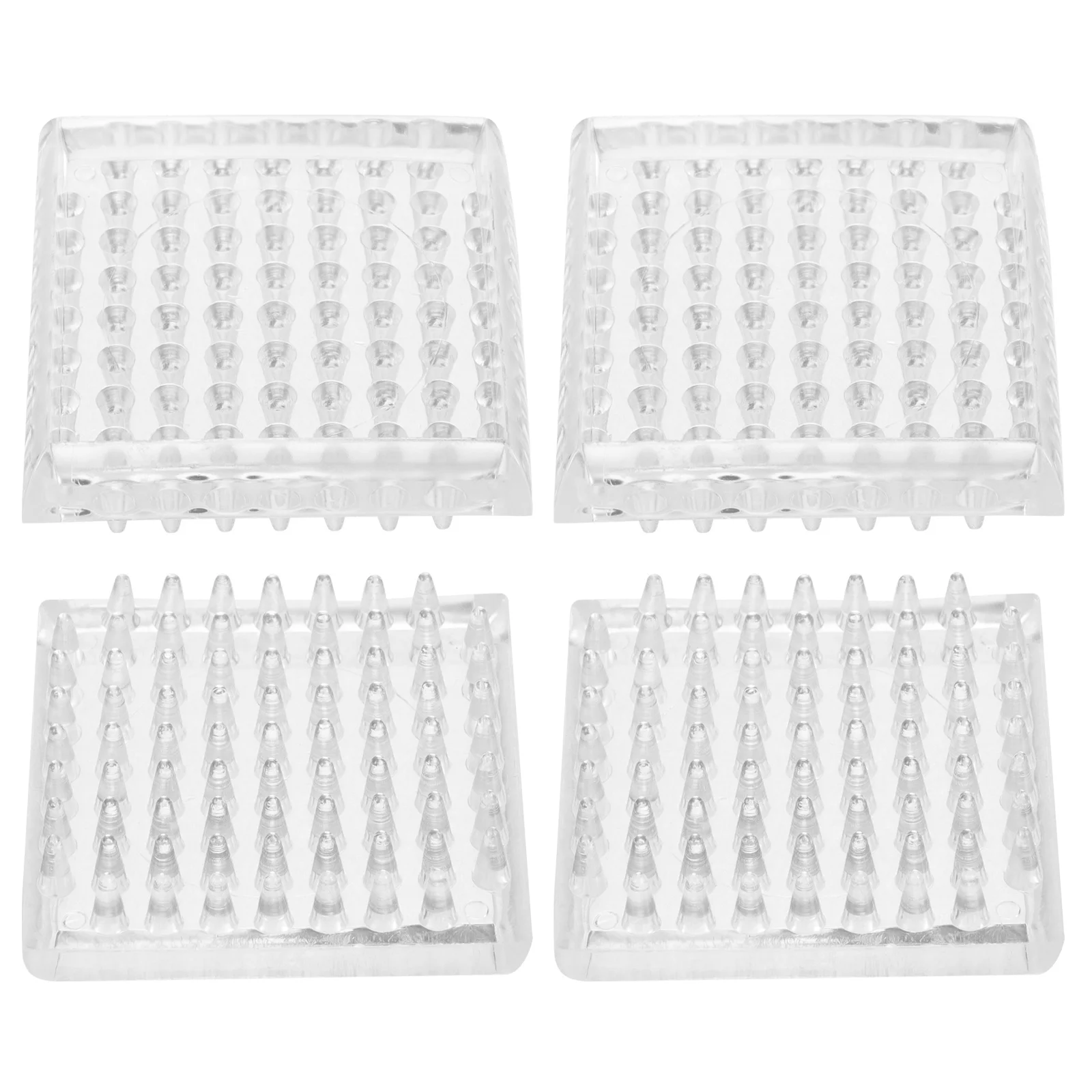 

4pcs Grippers Anti-Slip Chair Protectors For Hardwood Floors Table Sofa Leg Covers Non-Slip Floor Protectors Durable Furniture