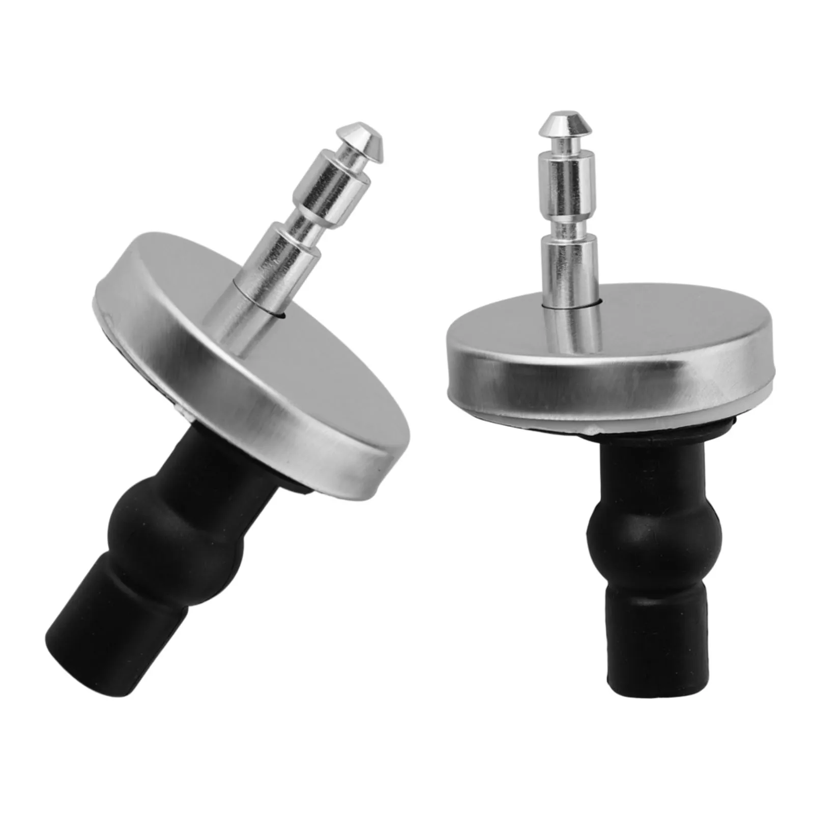 

Brand New Toilet Seat Hinges Heavy Duty Hinge Stainless Steel + Plastic Strong Top Close Release Quick Replacement