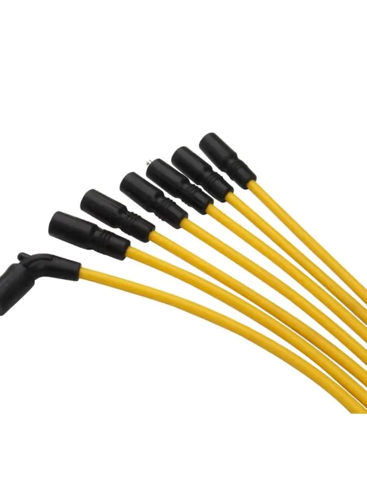 CARBOLE 7PCS/SET 8MM HIGH PERFORMANCE SPARK PLUG WIRE Set FOR BLAZER S10 JIMMY SAVANA EXPRESS V6 4.3L 1996-2007GMC