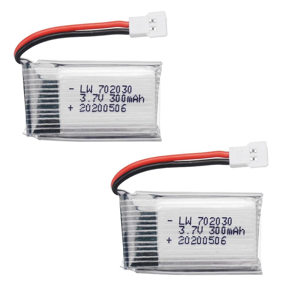 3.7V 300mAH Lipo Battery and Charger For Udi U816 U830 F180 E55 FQ777 FQ17W for Hubsan H107 for Syma X11C FY530 RC Drone Battery