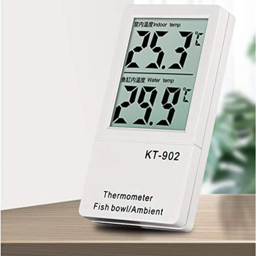 

LCD Digital Display Mini Aquarium Thermometer Waterproof Vertical Water Temperature Meter Gauge Floating