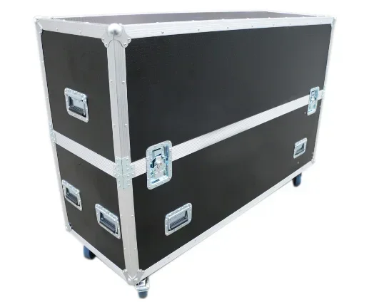 Universal Adjus Dual 55 65 75 85 86 بوصة شاشة مسطحة بلازما LCD LED TV Flight Road Case