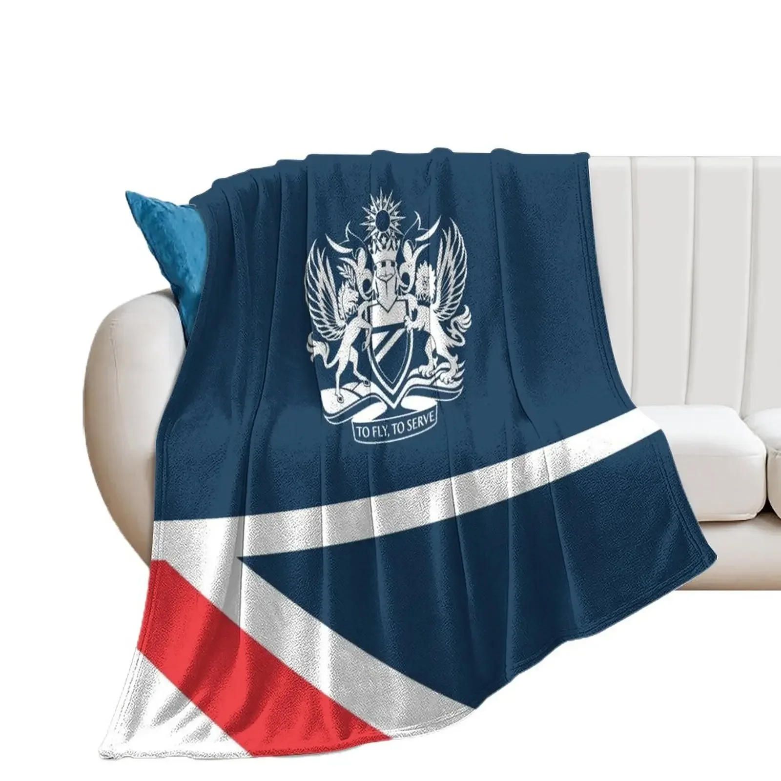 British Airways Landor Livery Throw Blanket Single Decoratives blankets ands Blankets