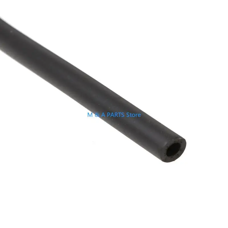 U1JF Universal 5m 16.4ft 4 mm Silicona Tubo vacío Manguera Tubo sílice Flexible tubería blanda Línea carreras