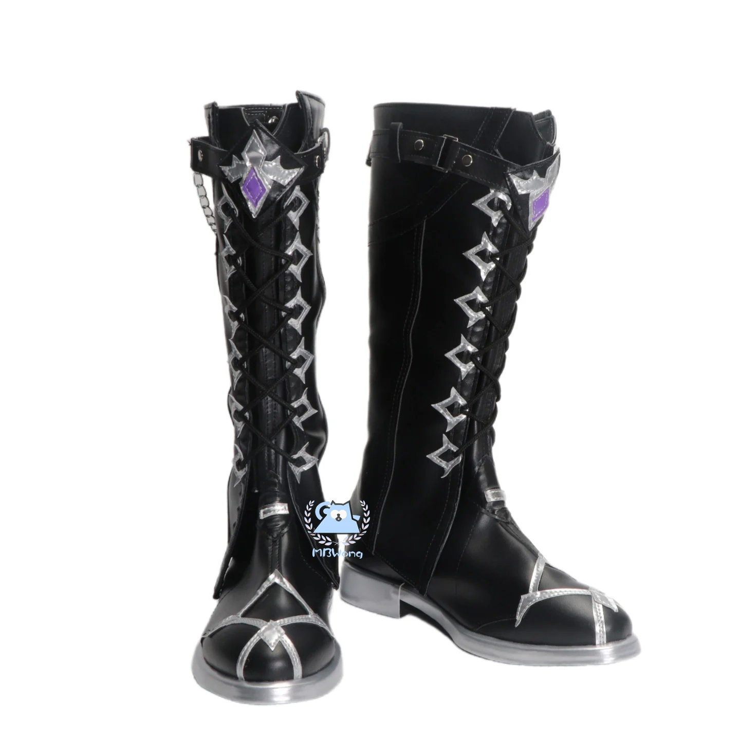 Genshin Impact Flins Cosplay Flins Scarpe Stivali Gioco Kyryll Chudomirovich Flins Lightkeepers Scarpe Furinzu Party Uomini adulti Ruolo