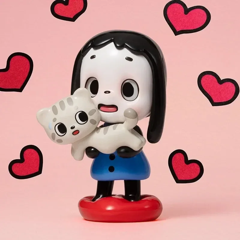 POP MART OIPIPPI'S 조이풀니스 시리즈 블라인드 박스 장난감 귀여운 애니메이션 액션 피규어 깜짝 상자 미스터리 백 장난감