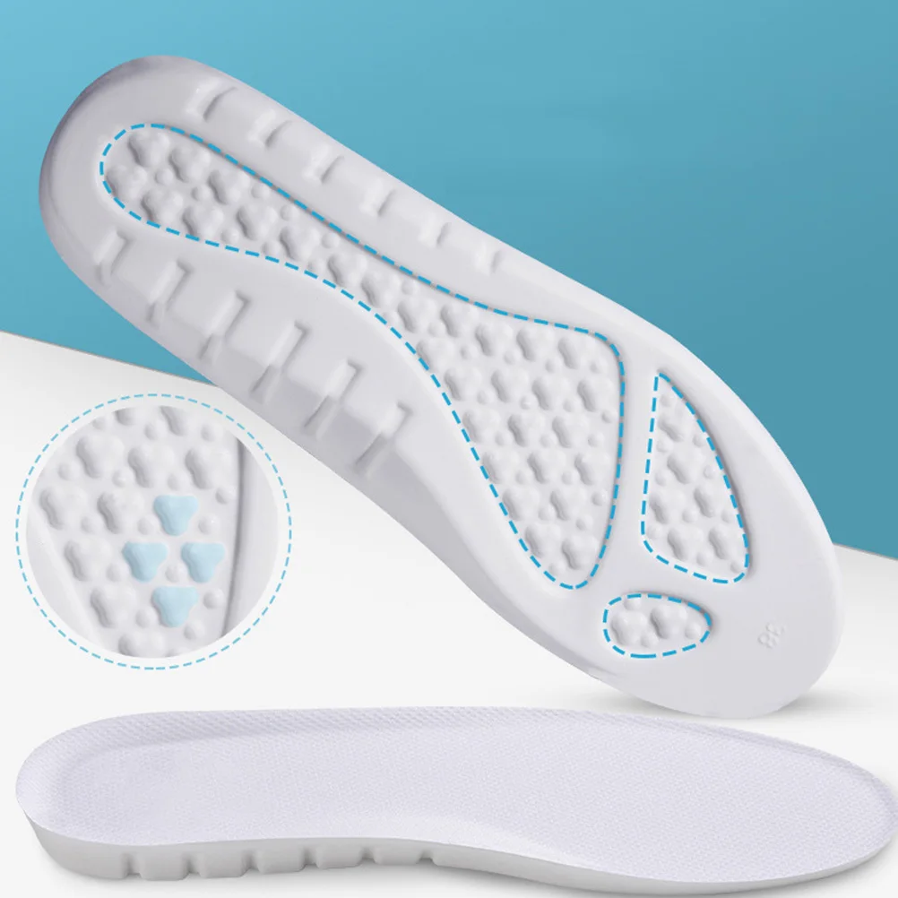 1 ペア高弾性靴インソールソフトダンピングアーチサポートインソールバスケットボールランニングウォーキング長時間立っている痛みの緩和