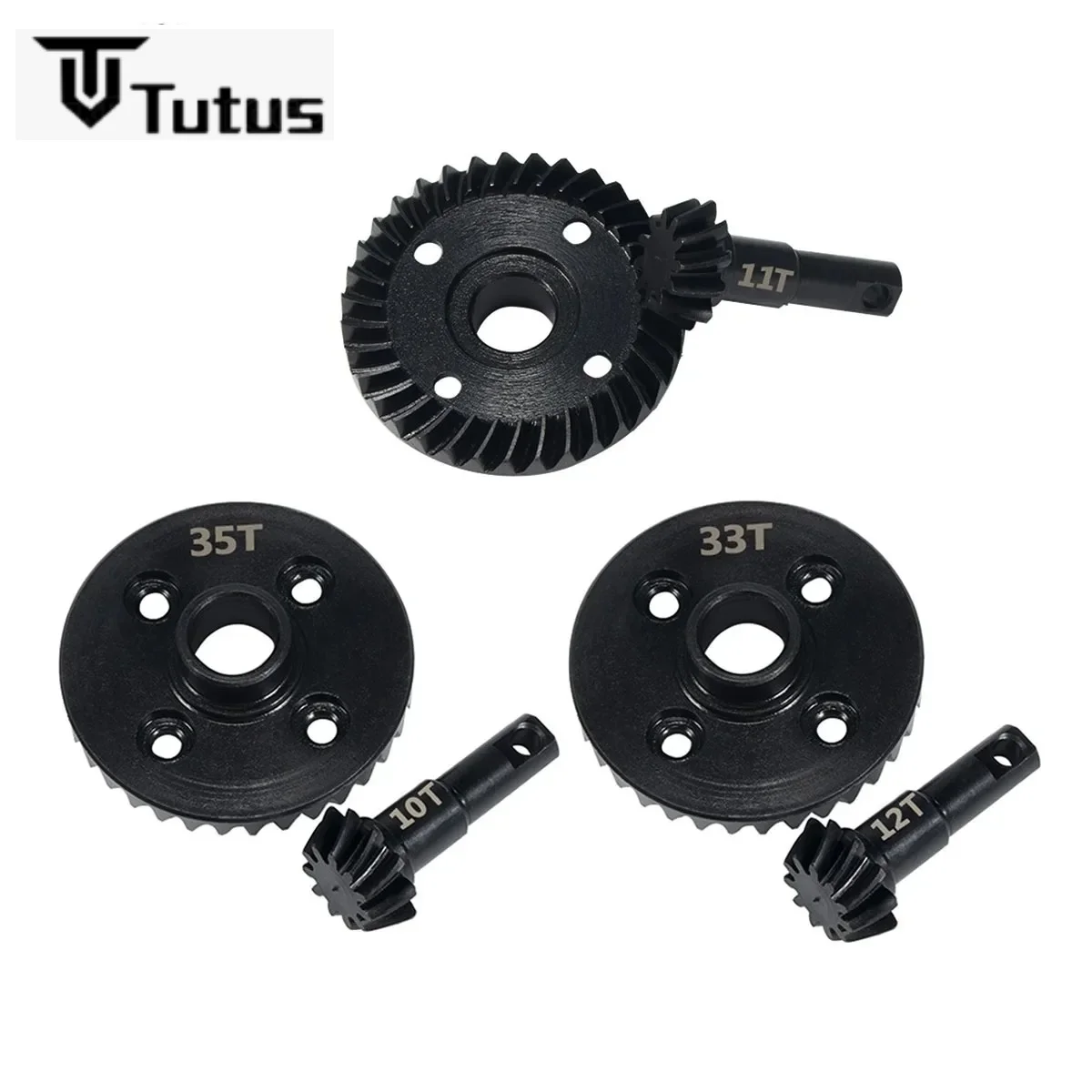 Steel Ring Pinion Overdrive Underdrive Axle Differential Gears For 1/10 RC Crawler Car TRX4 TRX6 Defender Bronco Upgrade Parts