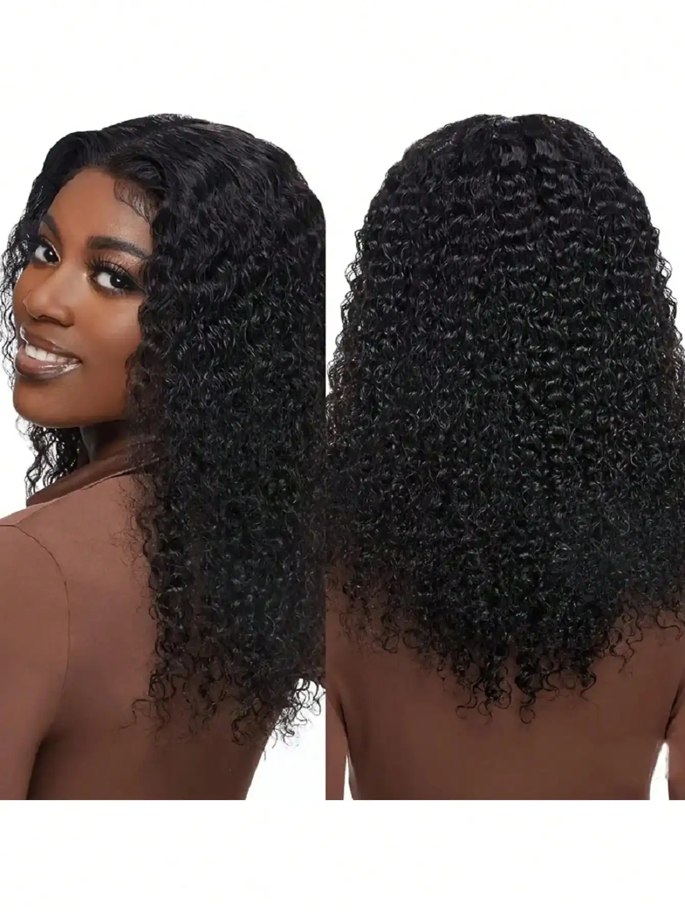

Kinky Curly Lace Wigs 4x4 Lace Front Kinky Curly Wig for Women 220% Density Pre Plucked With Baby Hair Curly Human Hair Wigs
