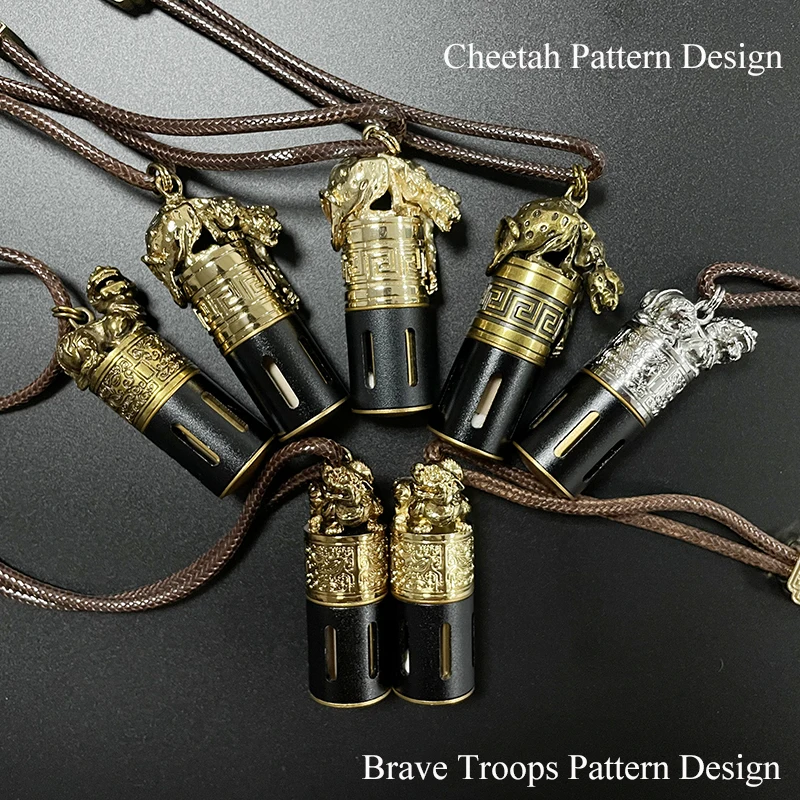 Nmetal Luxury Animal Design Car Hanging Pendant Retro Style Auto Car Rear View Mirror Ornaments Decoration Accessories Best Gift