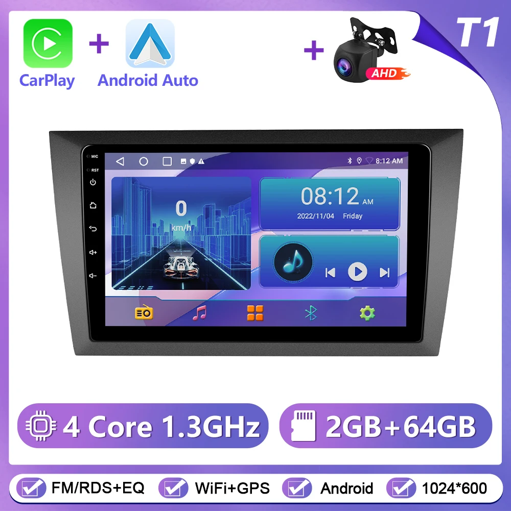 Podofo CarPlay Android Auto autoradio voor Volkswagen Golf 6 2010-2013 GPS Intelligent Systems Stereo Multimedia autoradio